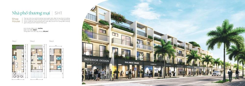 Thiết kế Nhà phố thương mại SH1