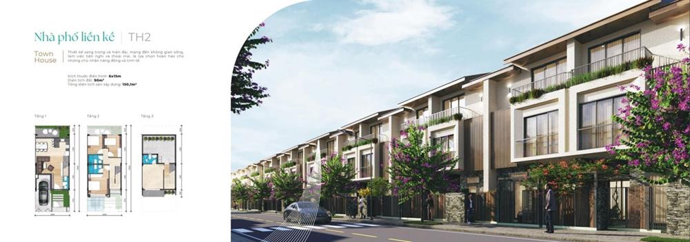 Thiết kế Nhà phố liền kề TH2